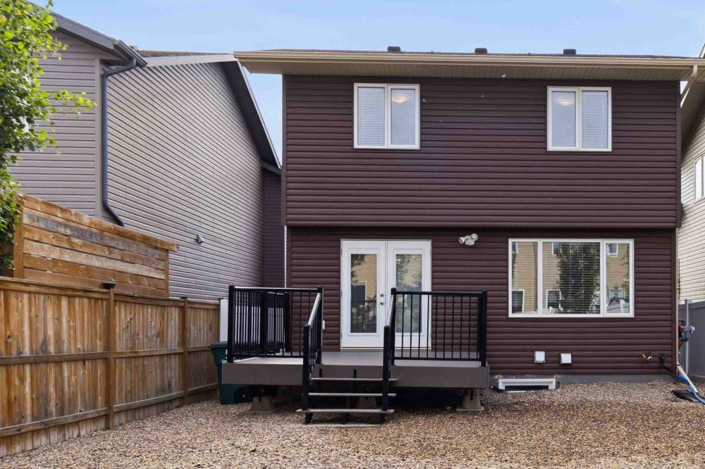 Deck and yard
